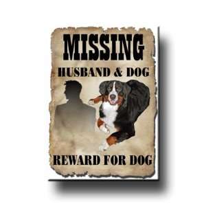  Bernese Mountain Dog Missing Reward Fridge Magnet 