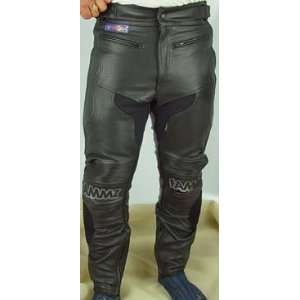 HS Motorcycle Leather Pants Biker Touring Perforated  