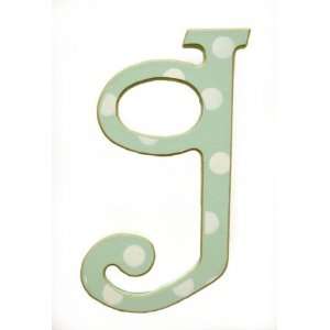   WPDG 053 5 in. Polka Dot Letters G in Green