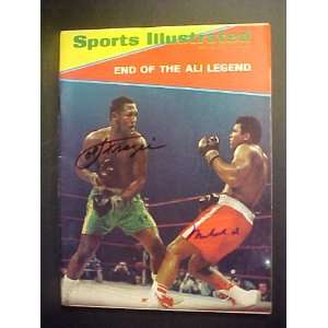   & Joe Frazier Autographed March 15, 1971 Sports Illustrated Magazine