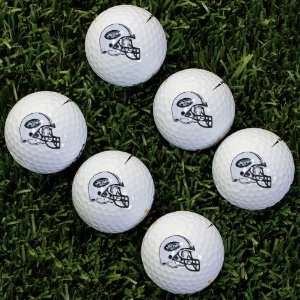   Wilson New York Jets 6 Pack Team Helmet Golf Balls