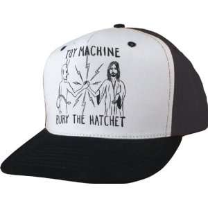  Toy Machine Bury The Hatchet Mesh Hat Adj  Black/White 