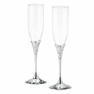 11. Lenox Opal Innocence Flute Pair by Lenox