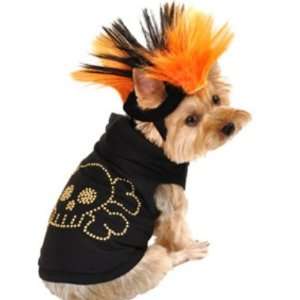  Orange & Black Pet Mohawk Wig Simply Dog S/M Toys & Games