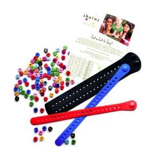   BFF 2 Bracelets and 1 CuffKit Black, strawberry, lake Toys & Games