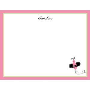  PINK BEE FLAT NOTE CARDS