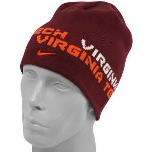  Nike Virginia Tech Hokies Maroon Better Knit Beanie 