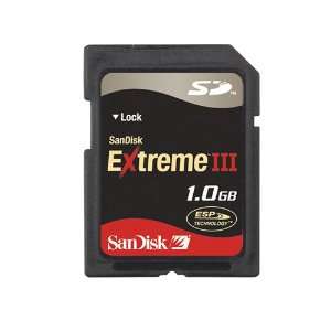  SanDisk Extreme III   Flash memory card   1 GB   SD 