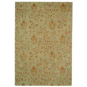  Soho Collection 418D Hand Tufted Floral Wool Rug 3.60 x 5 