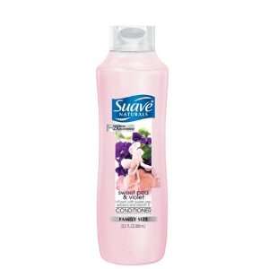 Suave Naturals Conditioner, Sweet Pea and Violet, 22.5 Ounce (Pack of 