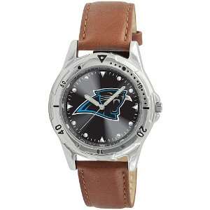  Gametime Carolina Panthers Brown Leather Watch Sports 