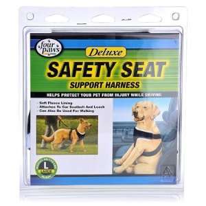  Safety Seat Support Dog Harness in Black Color Black 