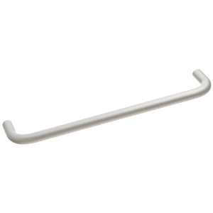 Aluminum Pull Handle with Threaded Holes, Round Grip, Clear Anodized 