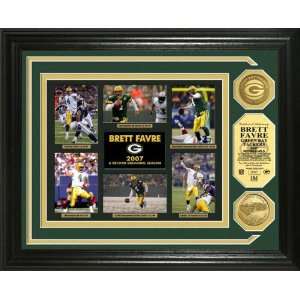 Brett Favre Green Bay Packers   Retirement   24 KT Gold 