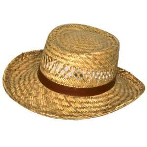  Straw Gambler Hat 