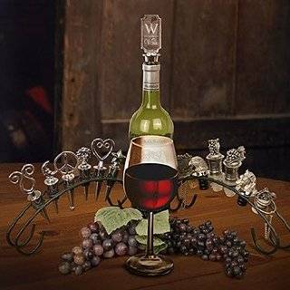 Wine Bottle Holder   Grape Basket 