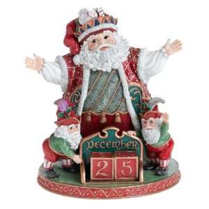  Fitz & Floyd Santa Countdown Calendar