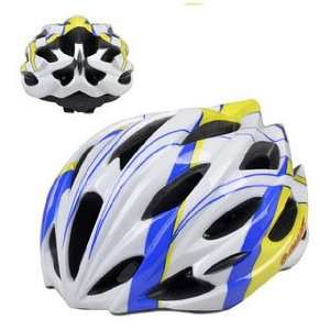 blue yellow helmet / the GIANT / one piece ultra light cycling helmet 