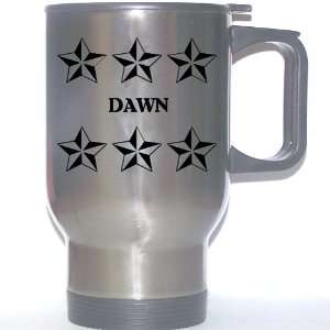  Personal Name Gift   DAWN Stainless Steel Mug (black 