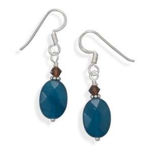  Agate and Crystal Earrings   New Jewelry