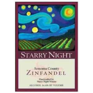    2007 Starry Night Zinfandel   Sonoma 750ml Grocery & Gourmet Food