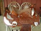 16 FULLY TOOLED WINNERS CIRCLE SILVER WESTERN SHOW HORSE SADDLE 