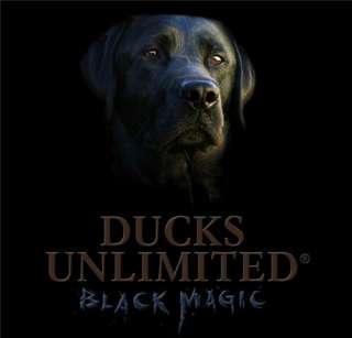 Ducks Unlimited T Shirt Youth Black Magic Black Lab NWT  