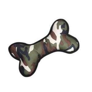 Vo Toys Camouflage Canvas Bone 10in Dog Toy Assorted 