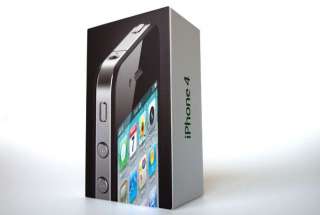 iPhone 4 32GB Box Only Unlocked Black   Mint Codition For iPhone 