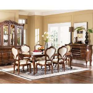  Bourbonnais Dining Room Set w/ Upholstered Chairs by 