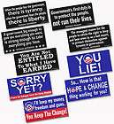  stickers 2012 election anti obama romney gingrich santorum ron paul 