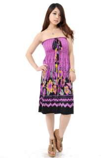 BOHO Bohemian Sexy Floral purple Cocktail Summer Maxi Halter Ruched 