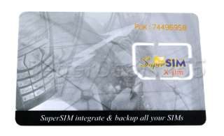 16 in 1 Sim Max SIM Cell Phone Magic Super Card Backup  