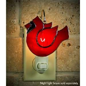  Switchables Stained Glass Night Light Cover   Cardinal 