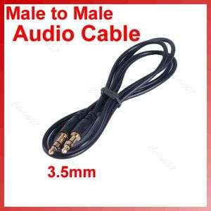5mm Male to male Stereo Jack Headphone Audio Lead Cable Wire 0.95M 