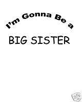 GONNA BE A BIG SISTER HEAVYWEIGHT YOUTH T SHIRT  