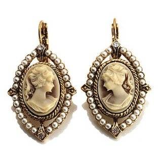 Vintage Cameo Earrings Jewelry 