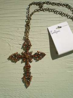 FOREVER 21 GIGANTIC CROSS NECKLACE  