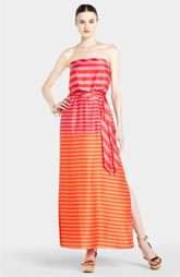 BCBGMAXAZRIA Stripe Strapless Maxi Dress $198.00