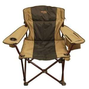Big & Tall Folding Camp Chair (Super Strong, Extra Wide, Padded, Drink 