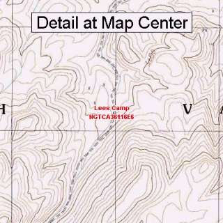   Map   Lees Camp, California (Folded/Waterproof)