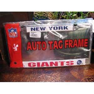 GIANTS AUTOMOBILE LICENSE PLATE TAG FRAME/ MINT CONDITION / STILL 
