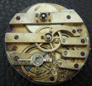 Old Antique Estate High Grade Pocket Watch Movement  