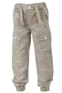 NEW INFANTS/BABIES BOYS ENZO KIDS CUFFED LEG CHINOS JEANS BEIGE AGES 