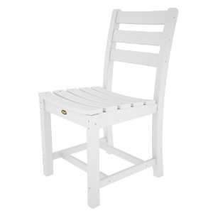  Monterey Bay Dining Side Chair   Classic White Patio 