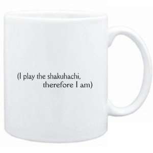 Mug White  i play the Shakuhachi, therefore I am  Instruments 