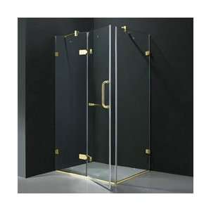  Frameless 36 x 36 Clear Glass Shower Enclosure with Shower 