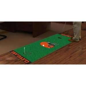  Cleveland Browns Golf Putting Green Runner Area Rug 