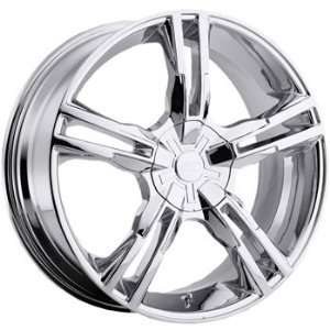  Platinum Saber 20x8 Chrome Wheel / Rim 5x110 & 5x115 with 