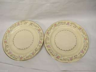Vintage Paden City Pottery Bread Plates  